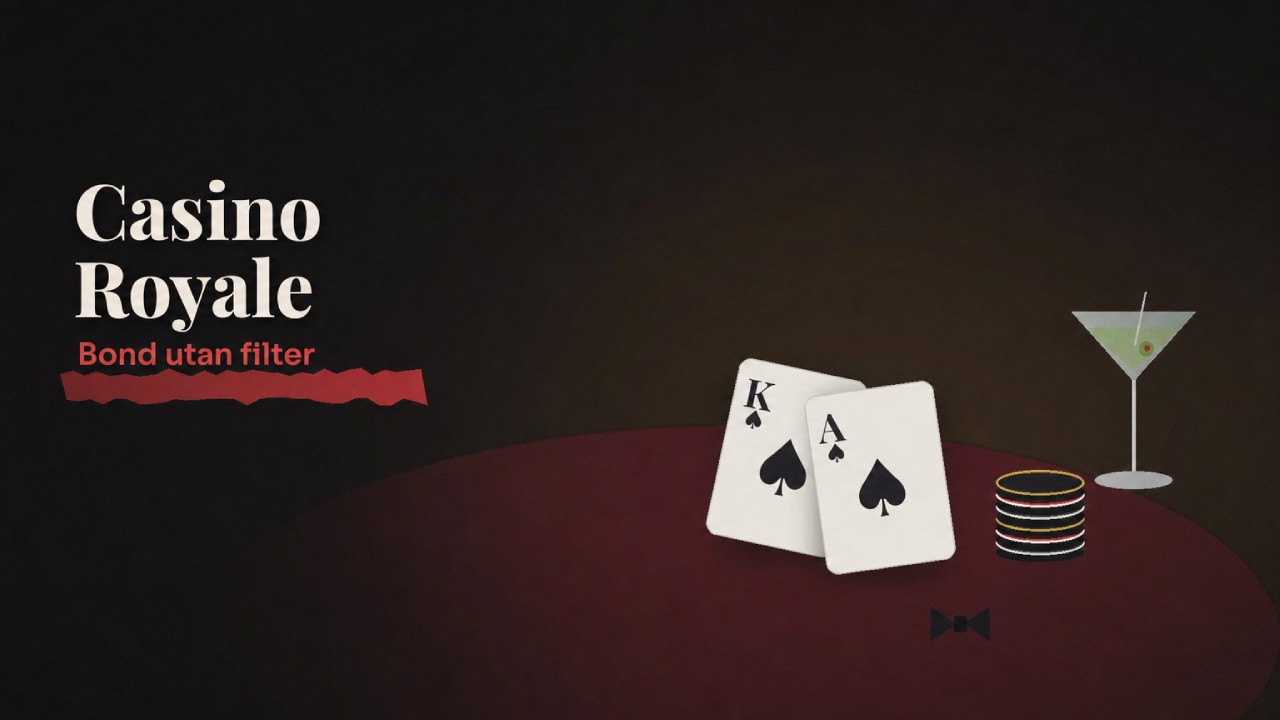 Hur Casino Royale visade Bond från hans råaste sida