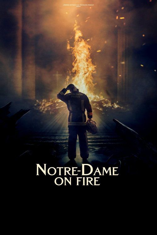 Notre-Dame brinner